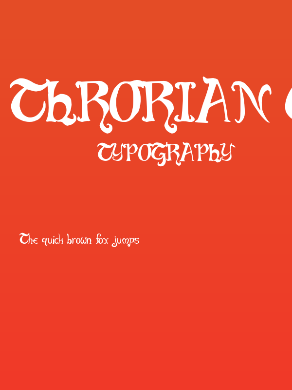 Throrian Commonface Poster