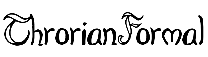 Throrian Formal  font caratteri gratis