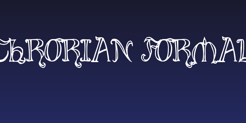 Throrian Formal Social Header