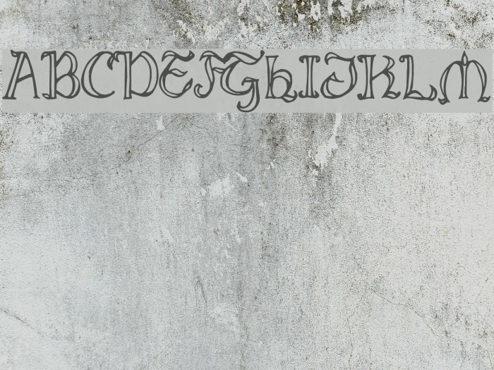 Throrian Formal Font examples