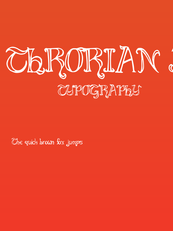 Throrian Formal Poster