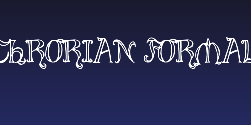 Throrian Formal Social Header