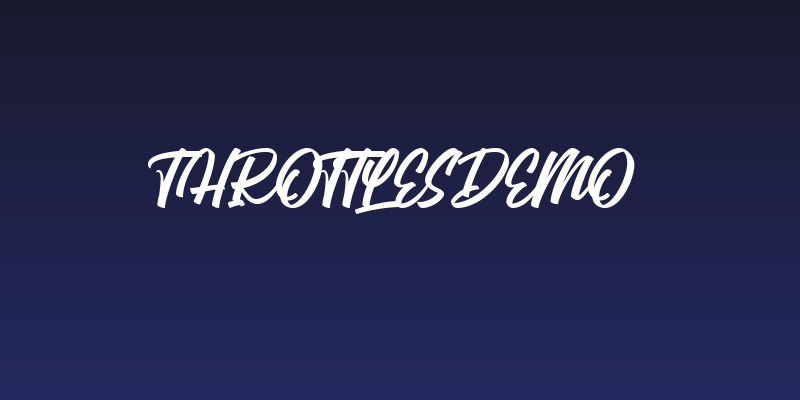ThrottlesDemo Social Header