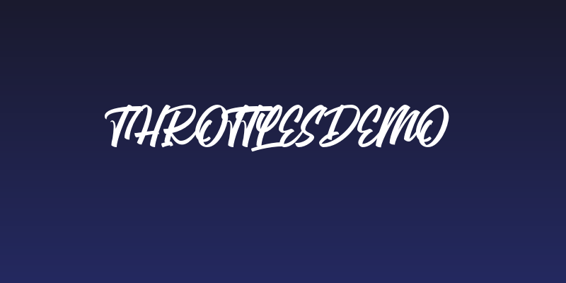 ThrottlesDemo Social Header