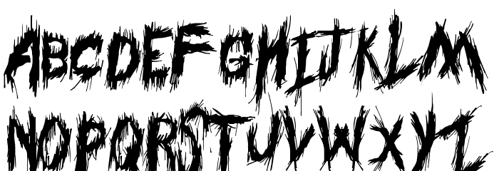 Through Struggle Font LOWERCASE