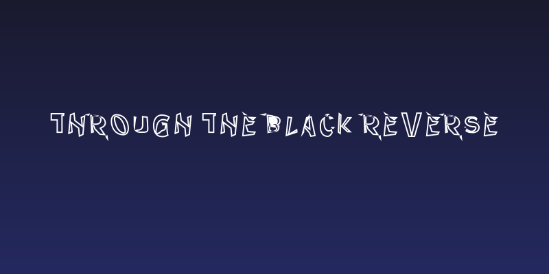Through The Black Reverse Social Header
