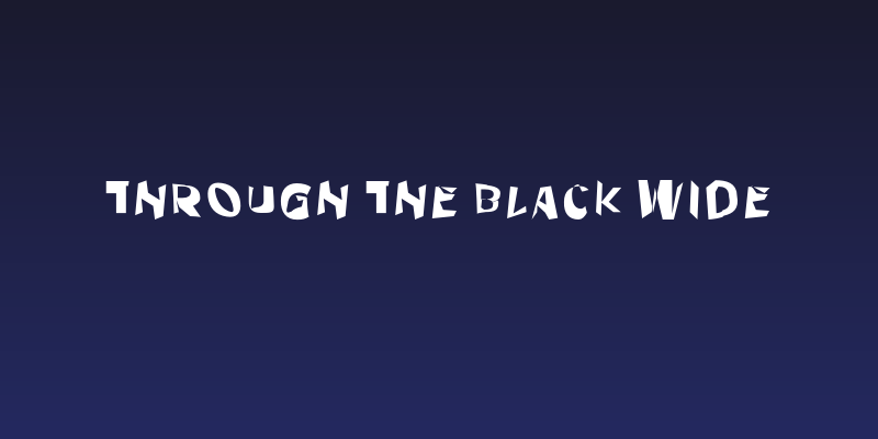 Through The Black Wide Social Header