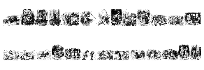 Through the Looking Glass1 Font LOWERCASE