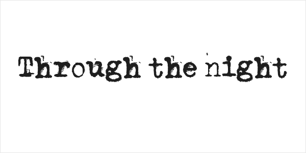 Through the night Logo