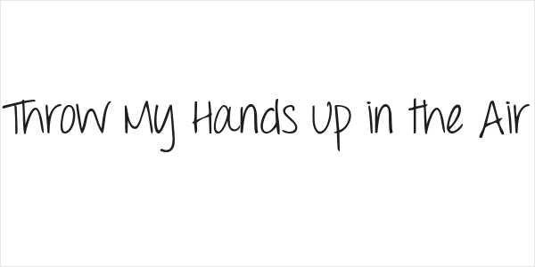 Throw My Hands Up in the Air Logo