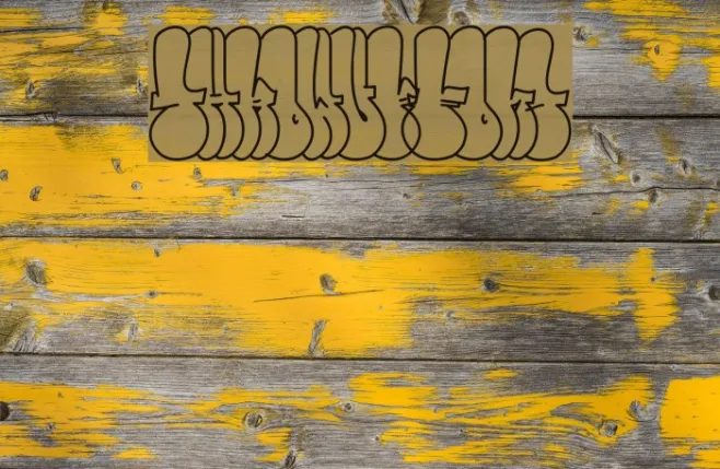 Throw-up Font Example 2
