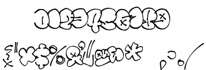 Throwupz Font OTHER CHARS