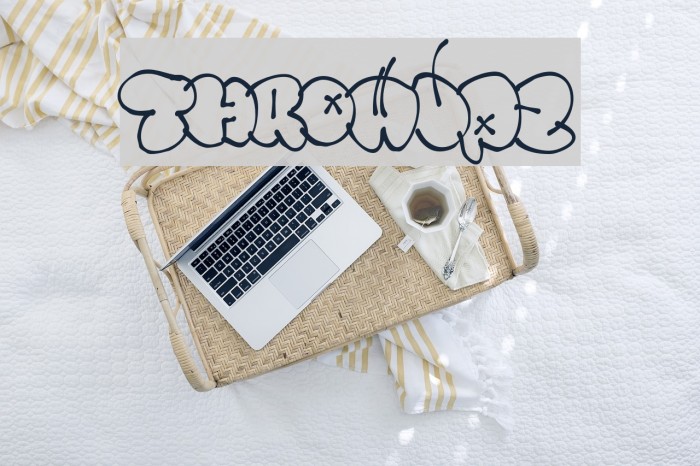 Throwupz Font examples