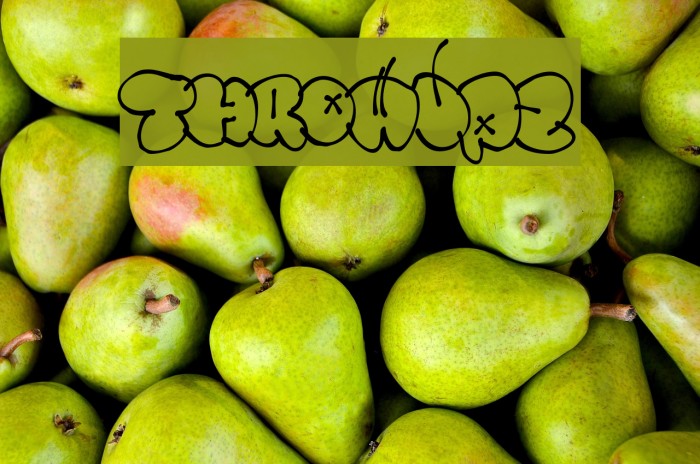 Throwupz Font examples