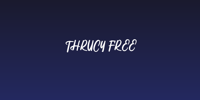 Thrucy FREE Social Header