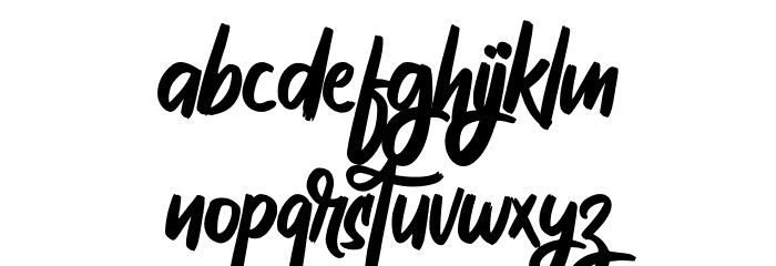 Thrucy FREE Font LOWERCASE