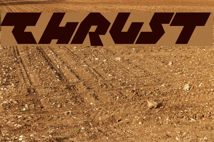 Thrust Font examples