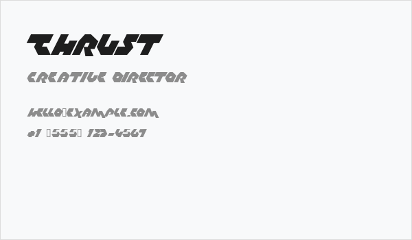 Thrust Business Card