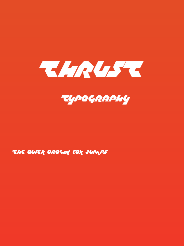 Thrust Poster