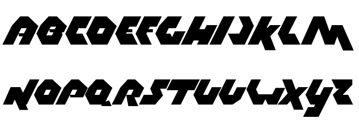 Thrust Font LOWERCASE
