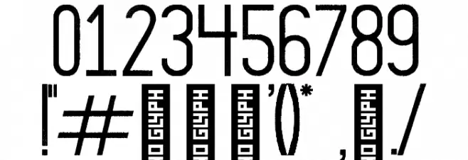 Thruster Regular Font OTHER CHARS