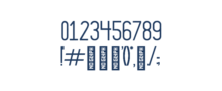 Thruster Regular Other Characters