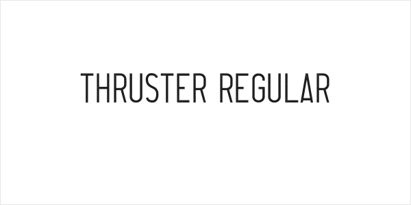 Thruster Regular Logo