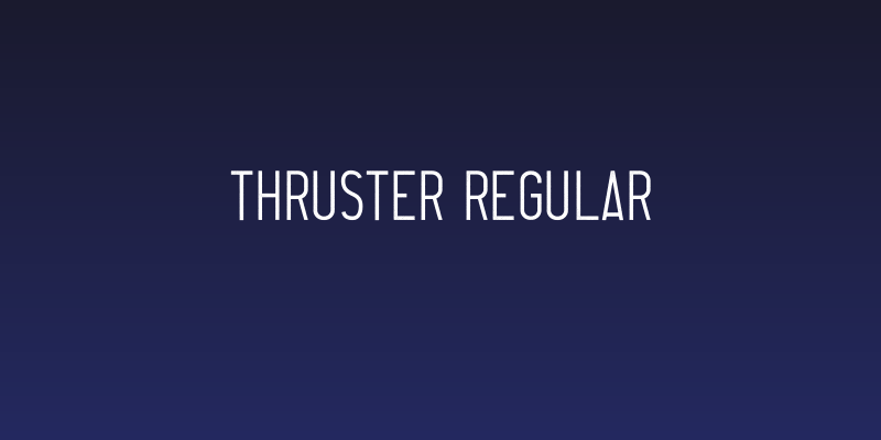 Thruster Regular Social Header