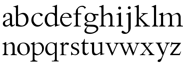 Thryomanes Normal Font LOWERCASE