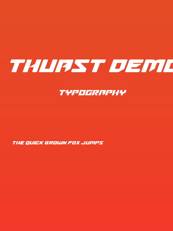 Thuast Demo Poster