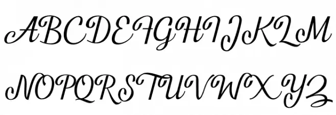 Thuckies 字体 大写