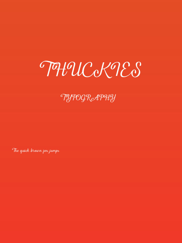 Thuckies Poster