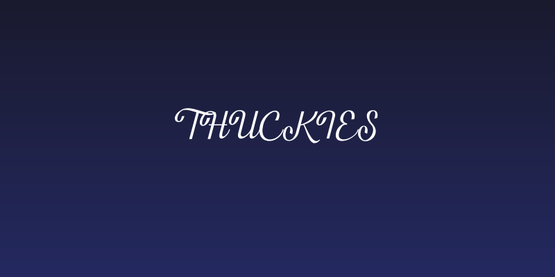 Thuckies Social Header