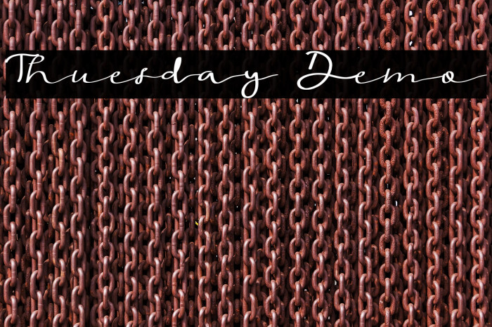 Thuesday Demo Example 3