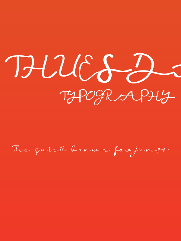 Thuesday Demo Poster