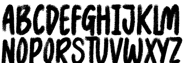Thug Land Font UPPERCASE
