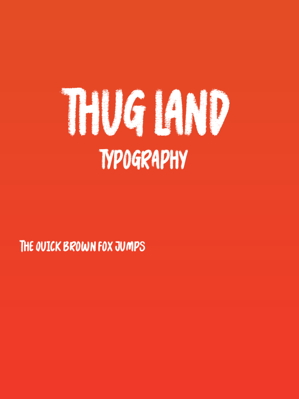 Thug Land Poster