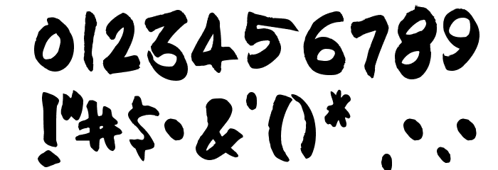 Thug Font OTHER CHARS