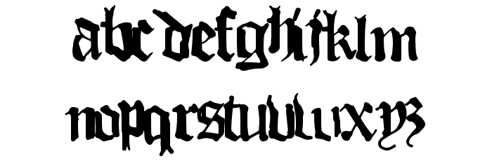 ThugLoveDT Font LOWERCASE