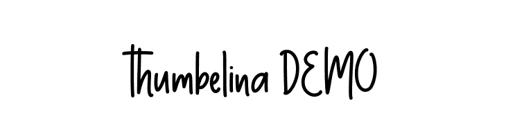 Thumbelina DEMO  les polices de caractères gratuit tlcharger