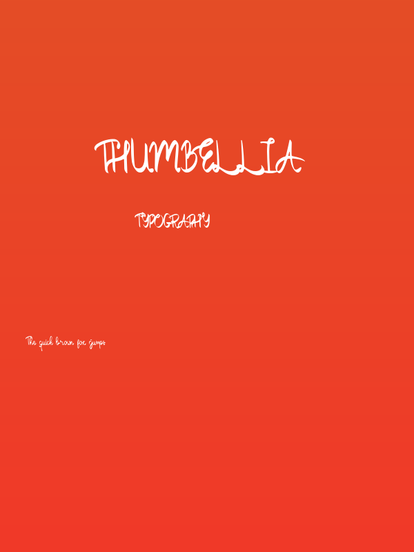 Thumbellia Poster