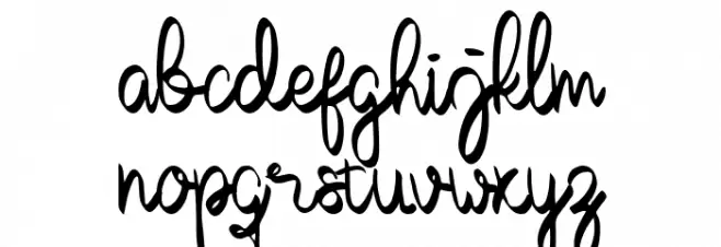 Thumbellia خط أحرف صغيرة