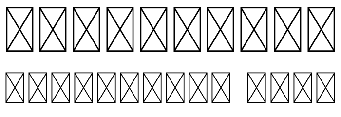 Thumbler Demo Font OTHER CHARS