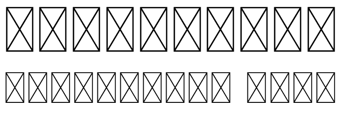 ThumblerDemoRegular Font OTHER CHARS