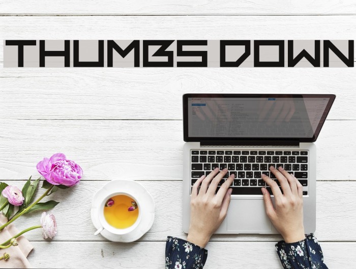 Thumbs Down Example 1