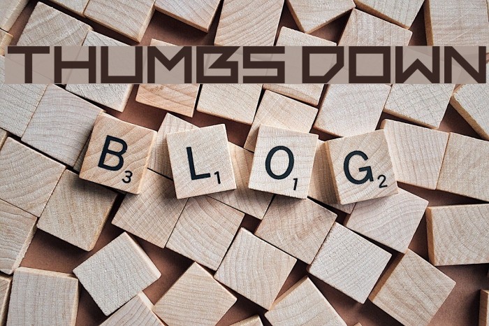 Thumbs Down Example 3