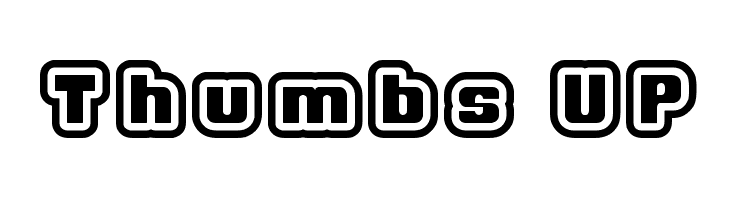 Thumbs UP Font
