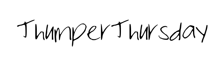 ThumperThursday  Descarca Fonturi Gratis