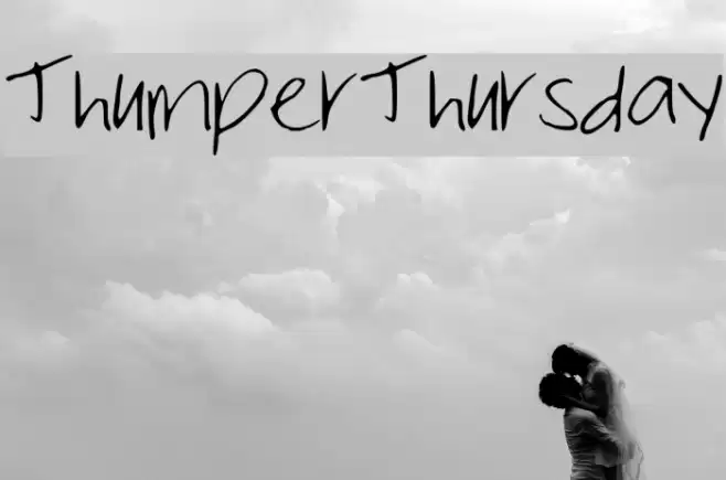 ThumperThursday Font examples