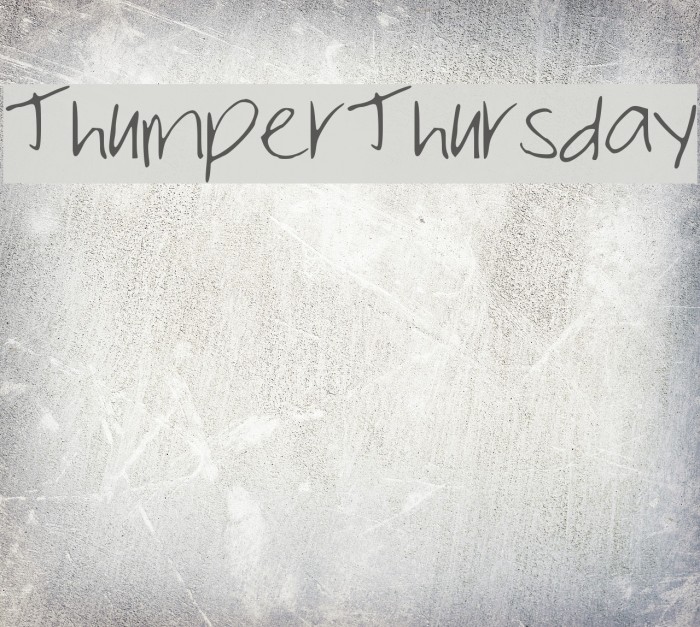 ThumperThursday Example 3